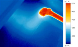 Image thermique tuyauterie